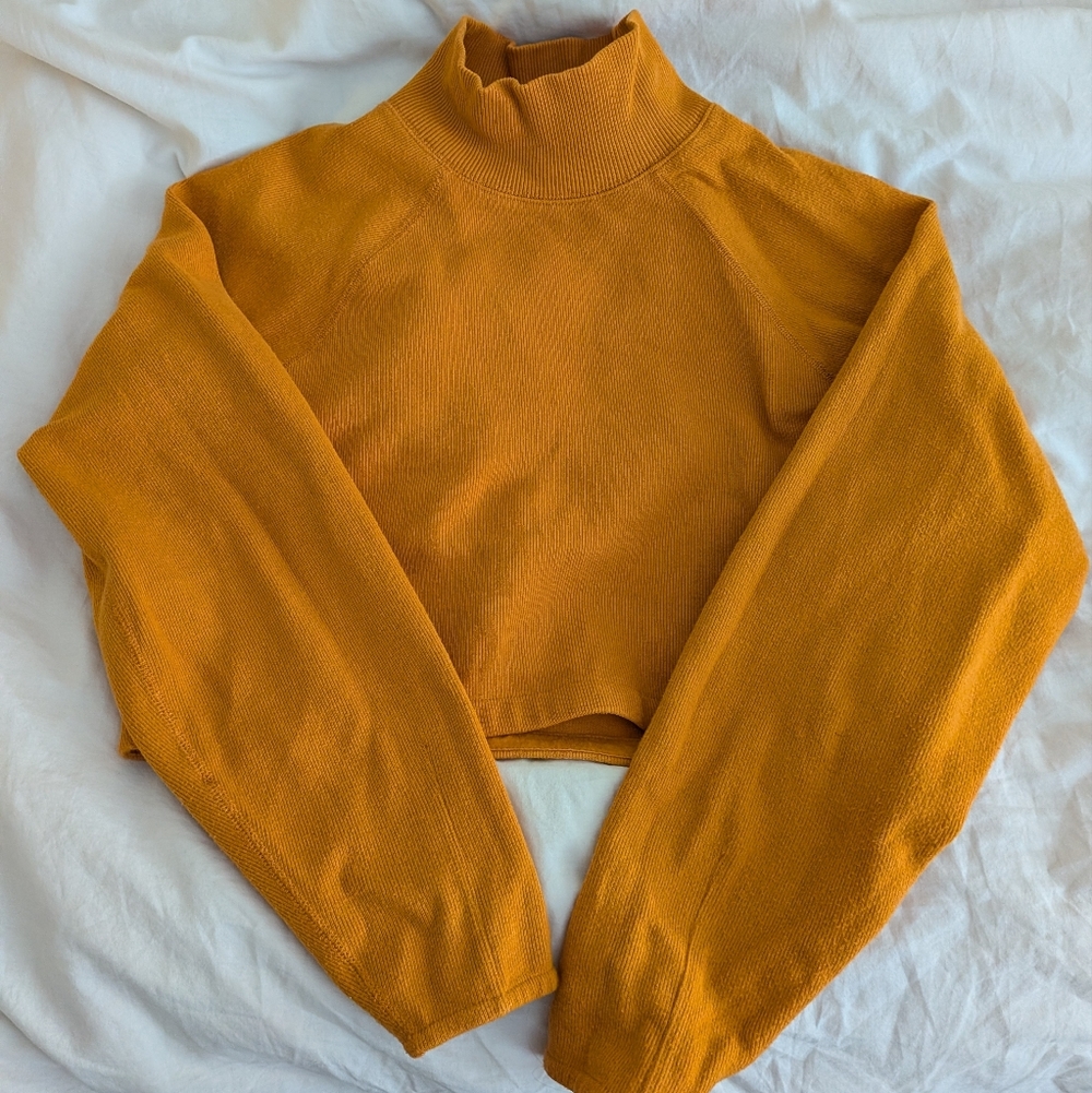 Cropped KOTN Orange Sweater